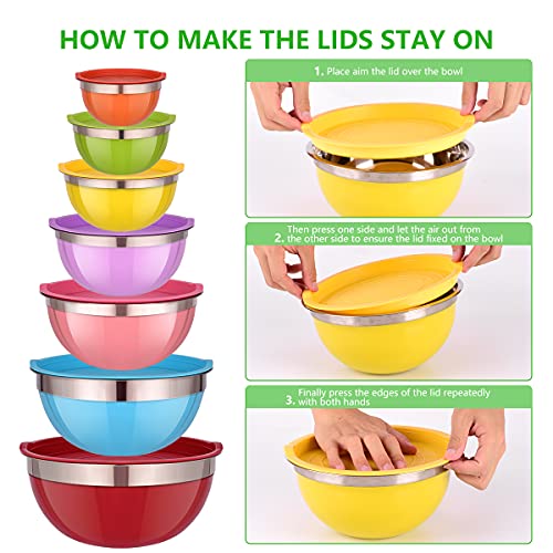 Leidawn 26-Piece Mixing Bowl Set with Lids