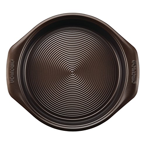 Circulon Nonstick Bakeware Set with Nonstick Bread Pan, Baking Pans, Baking Sheets, Cookie Sheets, Cake Pan and Muffin Pan / Cupcake Pan - 10 Piece, Chocolate Brown