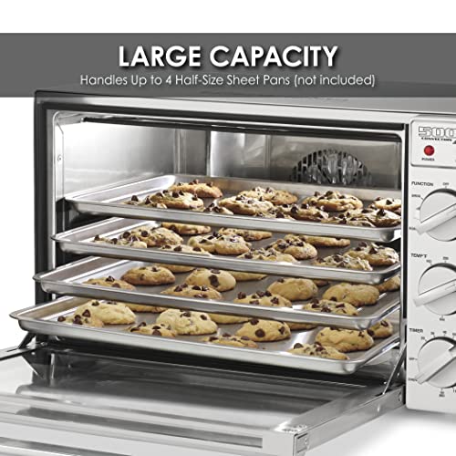 Waring Commercial WCO500X Half Size Pan Convection Oven, 120V, 5-15 Phase Plug