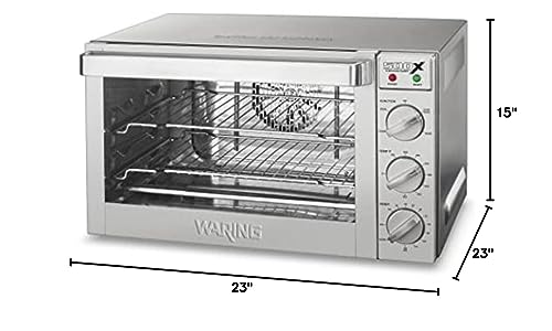 Waring Commercial WCO500X Half Size Pan Convection Oven, 120V, 5-15 Phase Plug