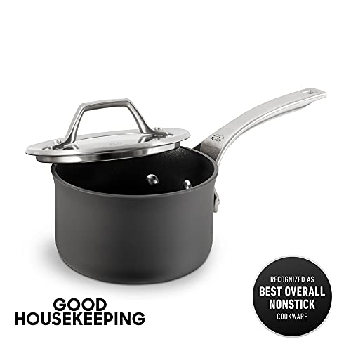Calphalon Signature Hard-Anodized Nonstick 1-Quart Sauce Pan with Cover