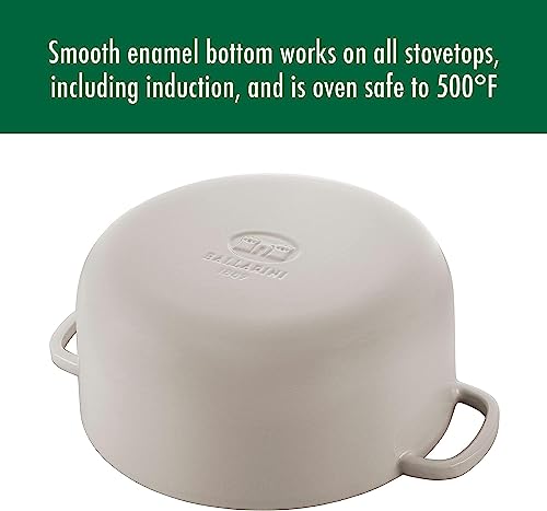 BALLARINI Bellamonte Cast Iron 6-qt Round Dutch Oven - Crema White