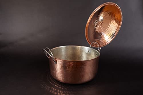 Sertodo Copper Dutch Oven - 11.5 Quart Size