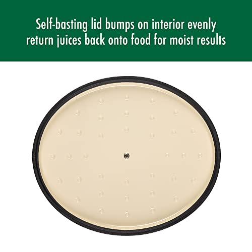 BALLARINI Bellamonte Cast Iron 5-qt Oval Dutch Oven - Crema White