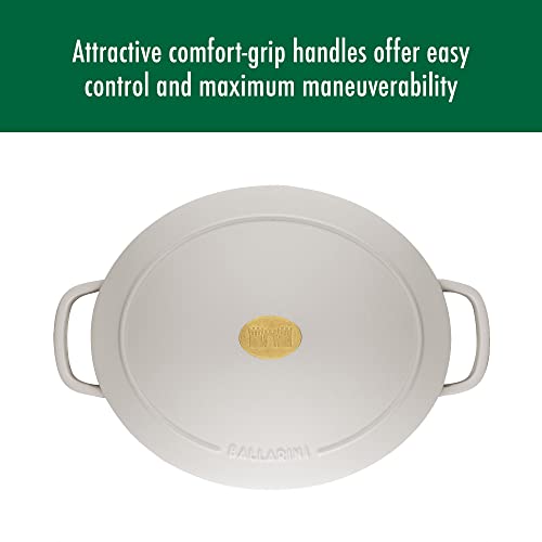 BALLARINI Bellamonte Cast Iron 5-qt Oval Dutch Oven - Crema White