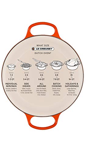 Le Creuset Enameled Cast Iron Signature Round Dutch Oven, 5.5 qt., Indigo