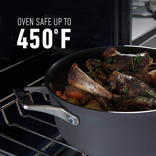 Calphalon 2029636 Premier Hard-Anodized Nonstick 2-Piece 8 12-Inch Frying Pan Set 8/12 Combo Black
