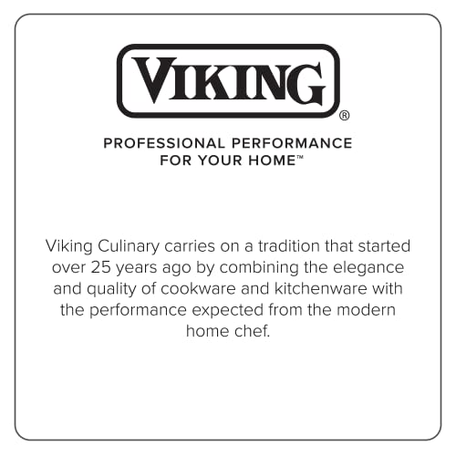 Viking Culinary 3-Ply Stainless Steel Cookware Set, 17 piece, Includes Pots & Pans, Steamer Insert & Glass Lids, Dishwasher, Oven Safe, Works on All Cooktops including Induction