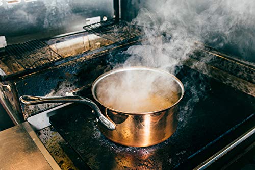 Matfer Bourgeat 8 Piece Copper Cookware Set, Professional Grade with Stainless Steel Lining