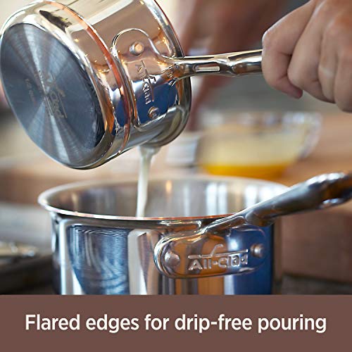 All-Clad Copper Core 5-Ply Stainless Steel Cookware Set 10 Piece Induction Oven Broil Safe 600F Pots and Pans