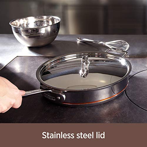 All-Clad Copper Core 5-Ply Stainless Steel Cookware Set 10 Piece Induction Oven Broil Safe 600F Pots and Pans
