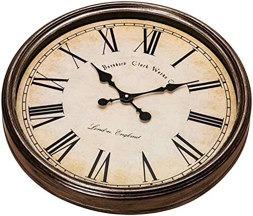 Stylish 20-Inch Silent Decorative Wall Clock