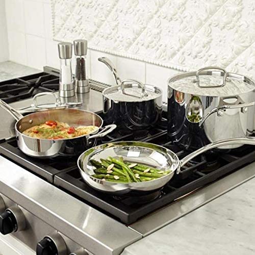 Cuisinart FCT-13 13-Piece Cookware Set French Classic Tri-Ply, Silver