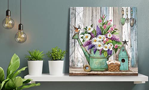 Farmhouse Canvas Wall Art - Lavender Flowers
