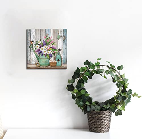 Farmhouse Canvas Wall Art - Lavender Flowers