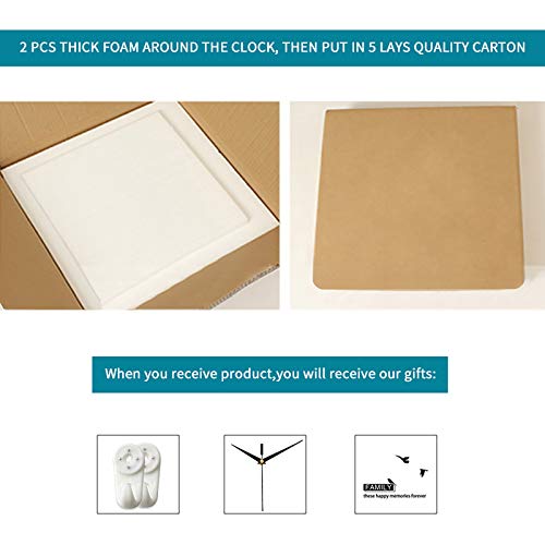 Modern Silent Wall Clock for Home Decor