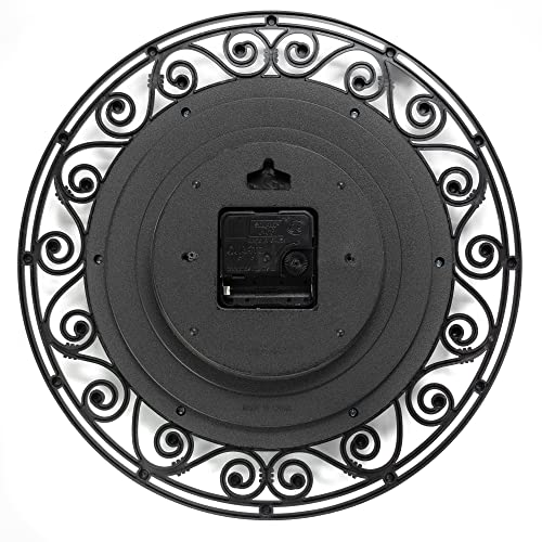 Park Madison 12-Inch Vintage Iron Wall Clock