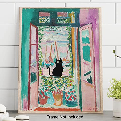 Henri Matisse Cat Wall Art Print 8x10