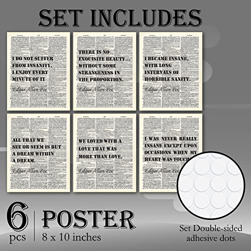 Edgar Allan Poe Vintage Art Poster Print