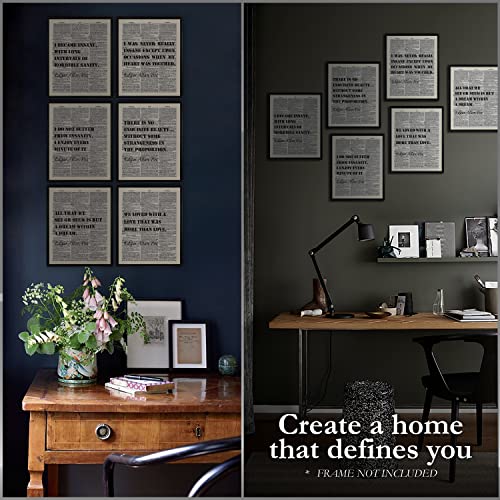 Edgar Allan Poe Vintage Art Poster Print