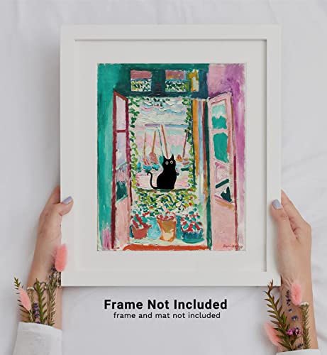 Henri Matisse Cat Wall Art Print 8x10