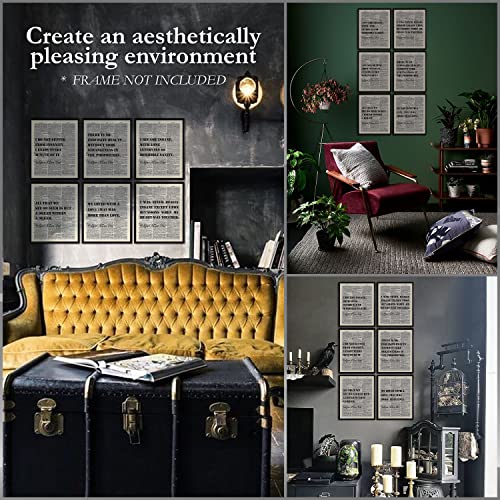 Edgar Allan Poe Vintage Art Poster Print