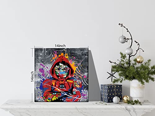 GUGIKA Graffiti Wall Art Poster - 14x14 Inch