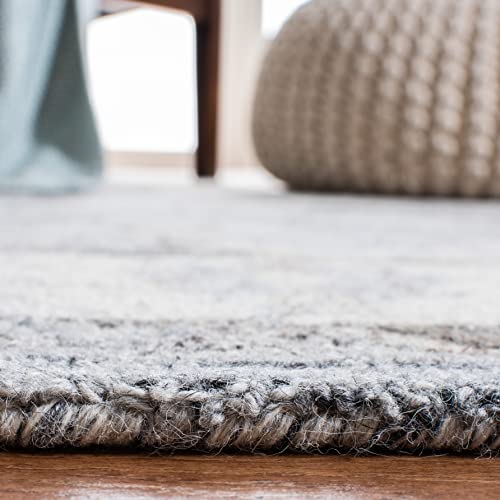 Safavieh Suzani Collection 10' x 14' Grey/Ivory SZN331A Handmade Boho Wool Area Rug