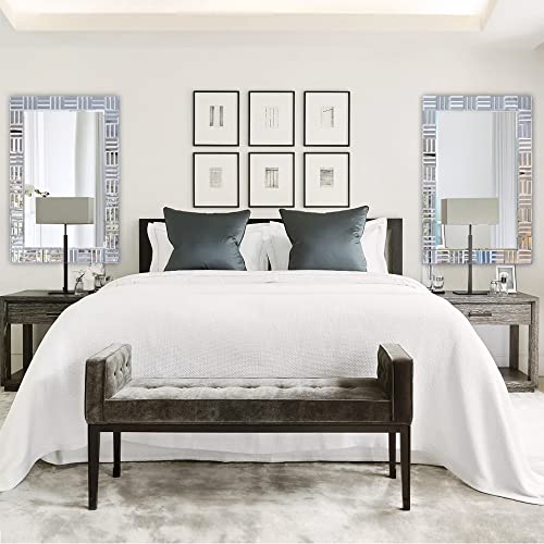 Large Rectangle Wall Mirror for Bathroom & Decor