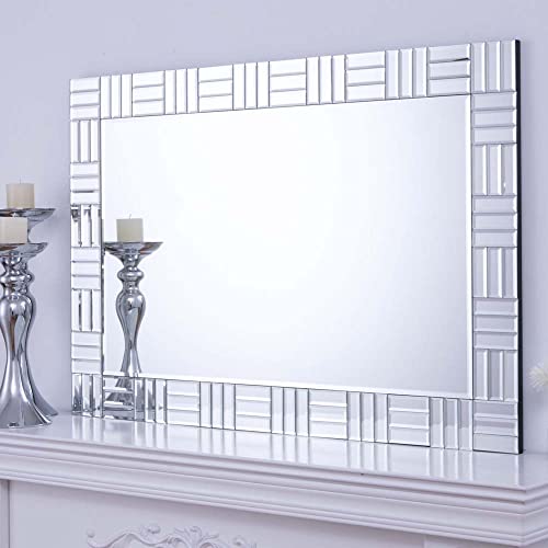 Large Rectangle Wall Mirror for Bathroom & Decor