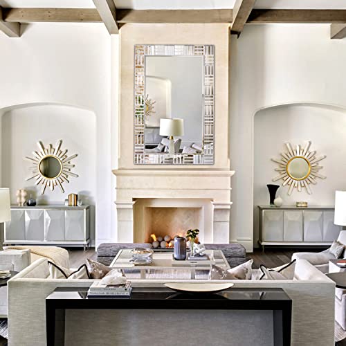 Large Rectangle Wall Mirror for Bathroom & Decor