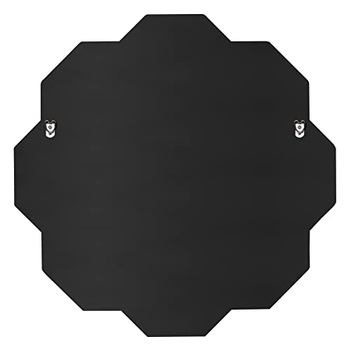 Phore Helicoid Wall Mirror 24" Frameless Beveled Decorative Mirror Accent Mirror for Bathroom, Entryway, Bedroom