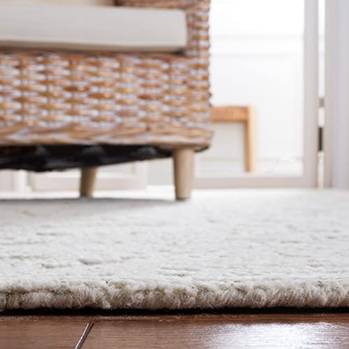 Safavieh 8' x 10' Ivory/Brown Wool Area Rug