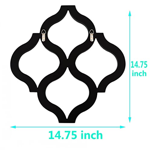 Silver Arc-Shaped Beveled Wall Mirror, 16"x16