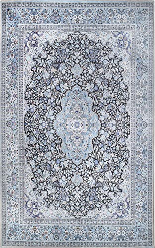 Large Floral Medallion Area Rug, 10' x 14