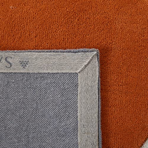 Safavieh Rodeo Drive Collection 9' x 12' Grey/Black RD883F Handmade Mid-Century Modern Abstract Wool Area Rug