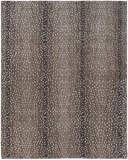 Restoration and Renovation Antelope Cheetah Blue Animal Contemporary Handmade 100% Woolen Area Rugs & Carpets (Mink, 12x9)