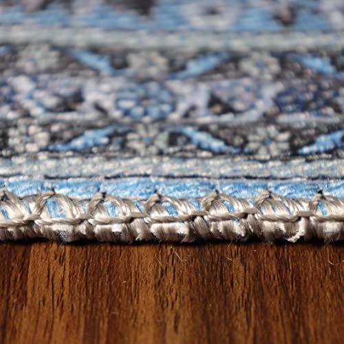 Large Floral Medallion Area Rug, 10' x 14