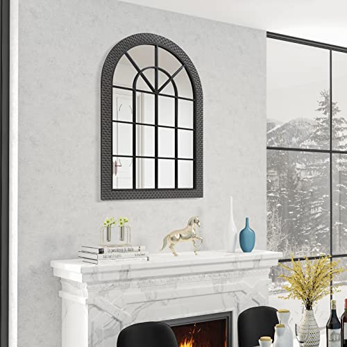Arched Modern Farmhouse Wall Mirror, 43 x 30in