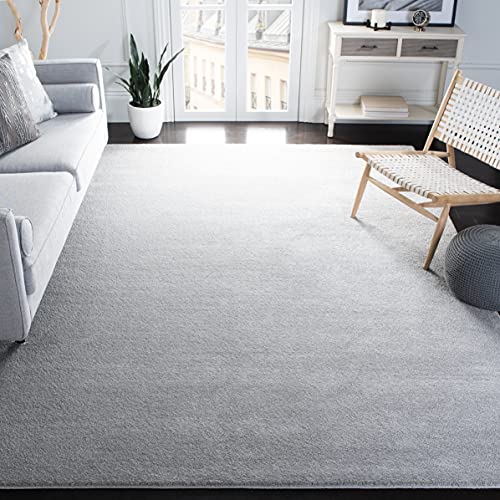 Safavieh Pattern and Solid Collection 10' x 14' Light Grey PNS320 Non-Shedding Living Room Dining Bedroom Area Rug