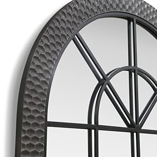 Arched Modern Farmhouse Wall Mirror, 43 x 30in