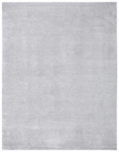 Safavieh Pattern and Solid Collection 10' x 14' Light Grey PNS320 Non-Shedding Living Room Dining Bedroom Area Rug