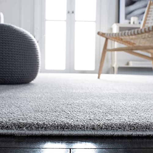 Safavieh Pattern and Solid Collection 10' x 14' Light Grey PNS320 Non-Shedding Living Room Dining Bedroom Area Rug