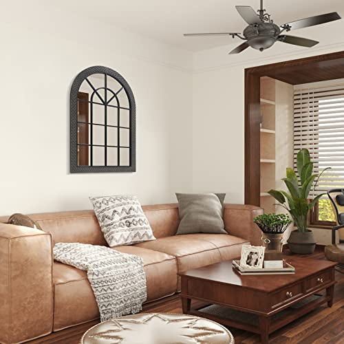 Arched Modern Farmhouse Wall Mirror, 43 x 30in