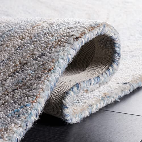 Safavieh Abstract Collection 8' x 10' Beige/Blue ABT148M Handmade Area Rug
