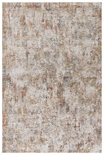 Safavieh Silverado Collection 9' x 12' Ivory/Gold SVD104A Modern Contemporary Abstract Area Rug