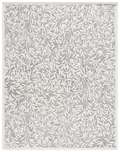 Safavieh Jardin Collection 8' x 10' Grey/Ivory JAR753F Handmade Contemporary Wool Area Rug