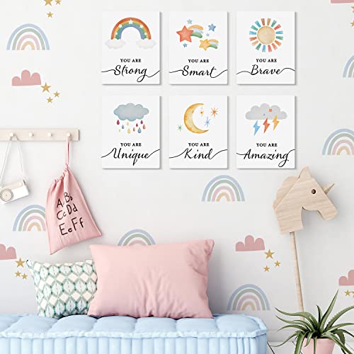 Colorful Rainbow Art Print Set of 6