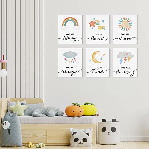 Colorful Rainbow Art Print Set of 6