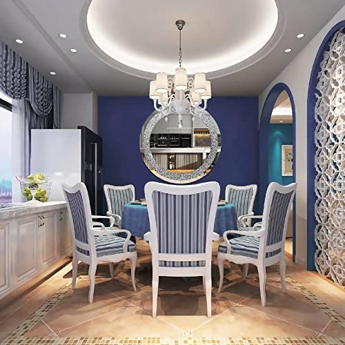 32” Round Decorative Wall Mirror for Any Room